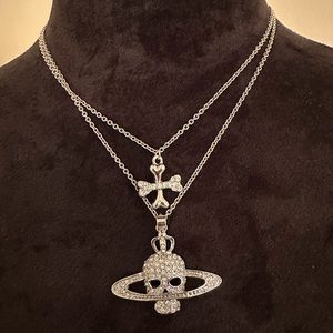 Vivienne Westwood skull and bone necklace